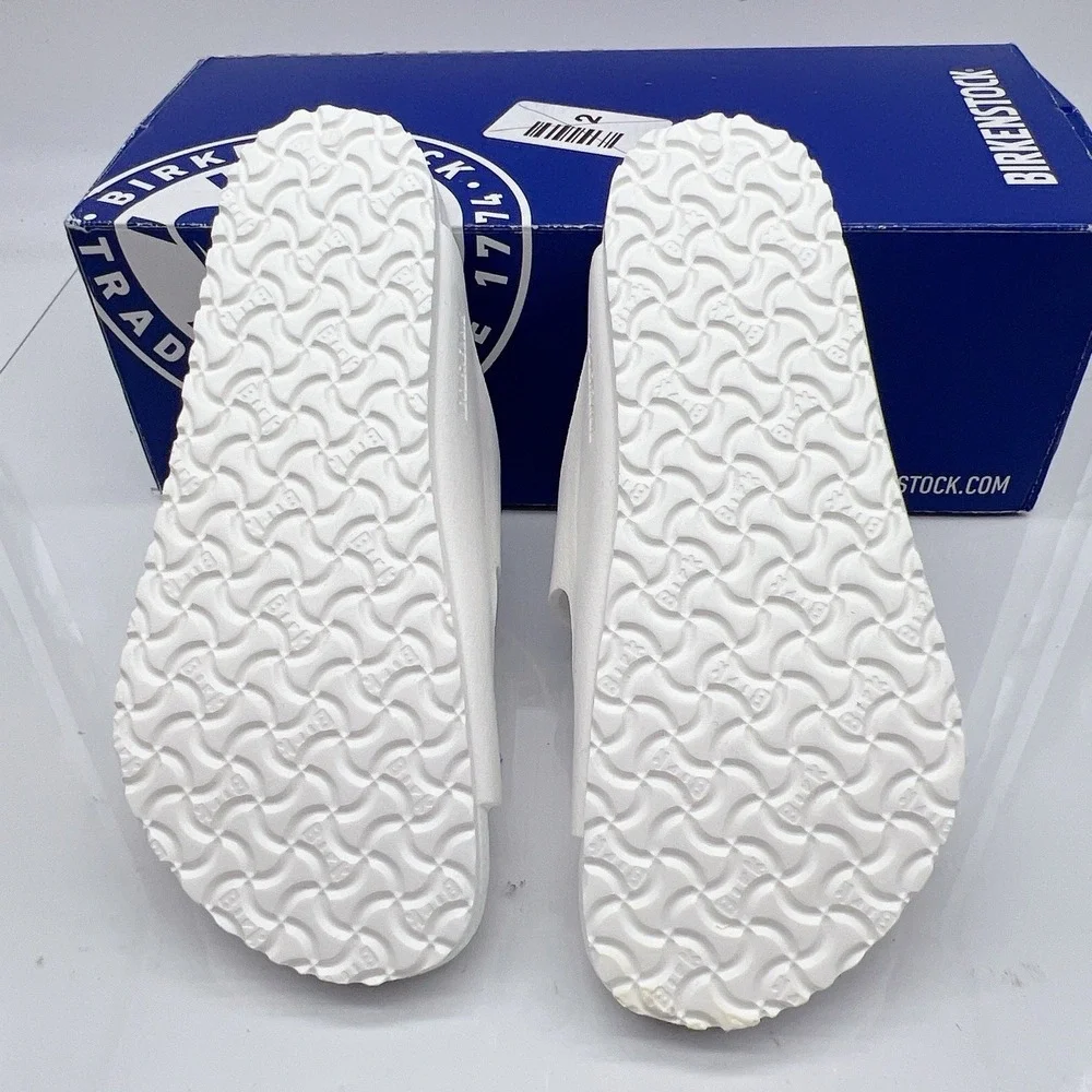 Birkenstock Arizona Girls Sandals Slides Slip On Comfort Shoes White EU 34 US 3